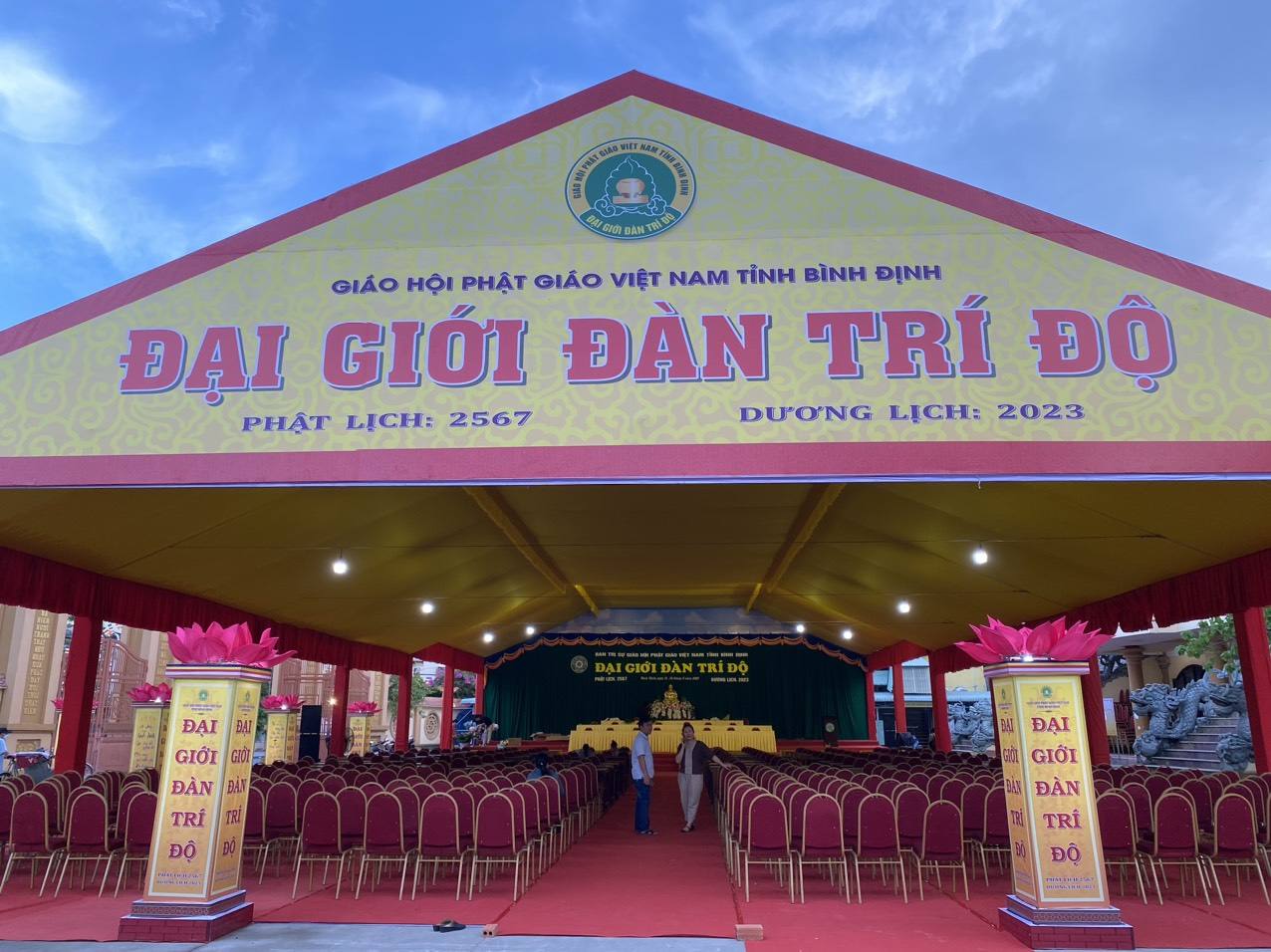 Lễ ra quân Tình nguyện viên phụng sự Đại Giới Đàn Trí Độ